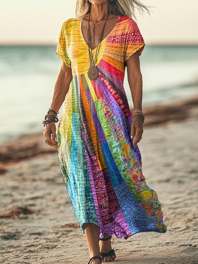 Bohemian Sun Design Kleid
